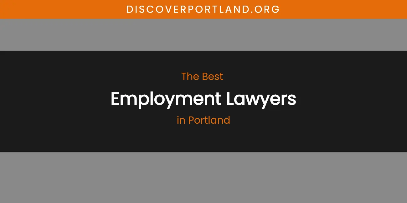 Portland's Best Employment Lawyers featured