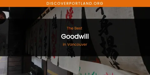 Vancouver's Best Goodwill