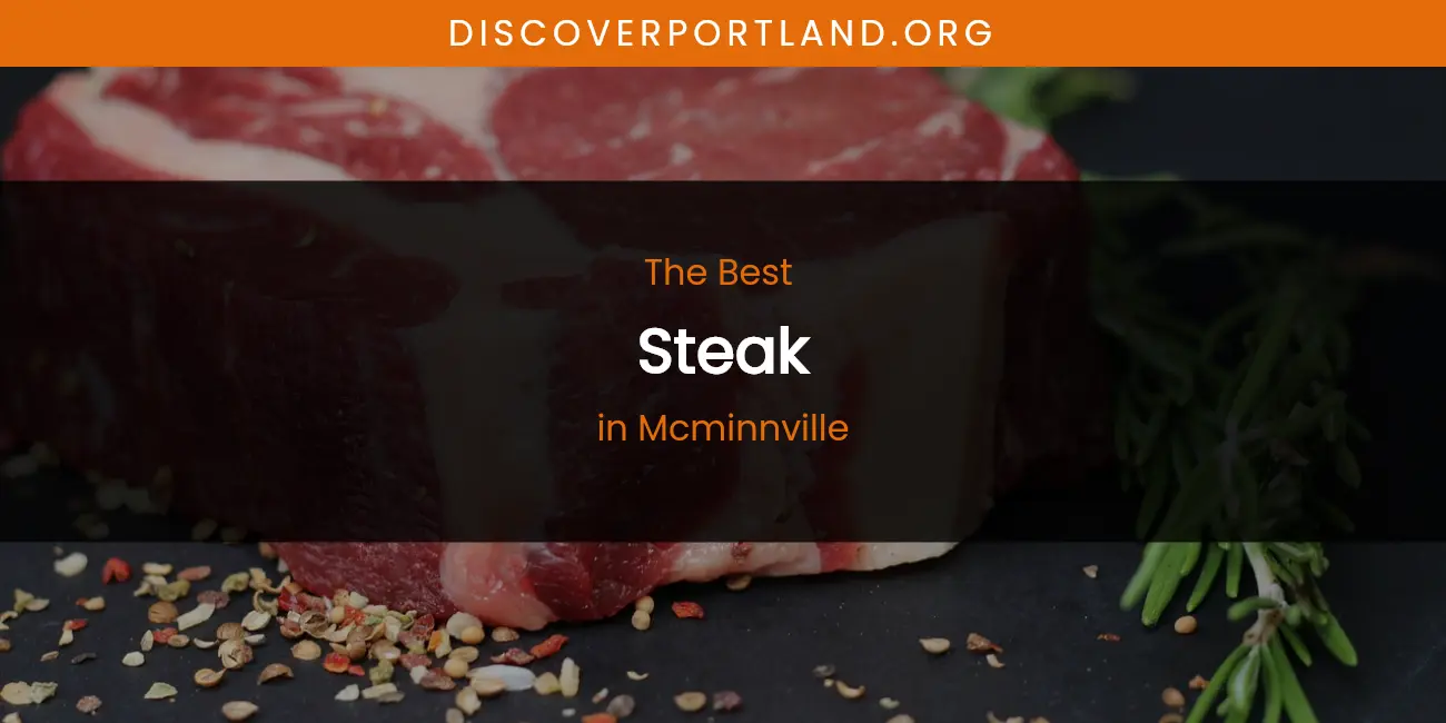 Mcminnville's Best Steak featured